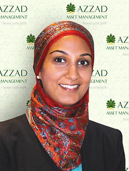 Fatima Iqbal is an investment advisor and senior financial planner with Azzad Asset Management.