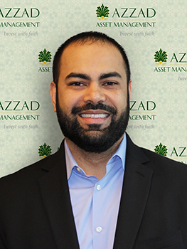 Ibtasam (Raj) Mahmood is an investment advisor with Azzad Asset Management. He graduated from George Mason University with a degree in decision science and management of information systems.